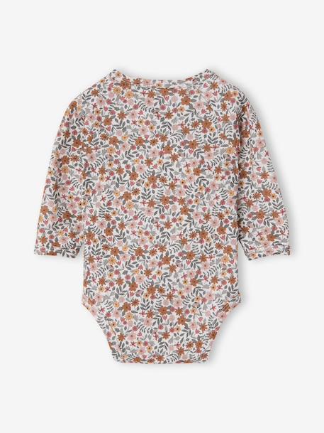 Lot de 5 bodies bébé fille manches longues rose 7 - vertbaudet enfant 