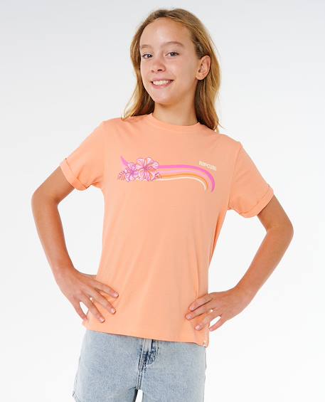 T-shirt molokai crew fille Salmon 6 - vertbaudet enfant 