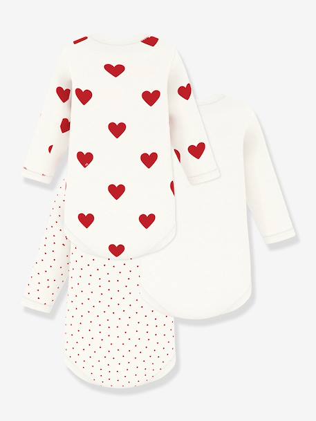Lot de 3 bodies manches longues blanc+lot blanc 5 - vertbaudet enfant 