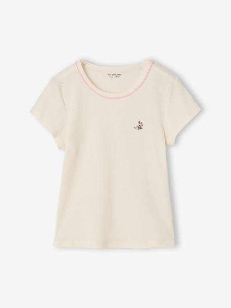 Lot de 3 T-shirts manches courtes fille beige 2 - vertbaudet enfant 