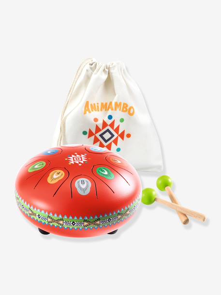 Tambour Animambo rouge+violet 2 - vertbaudet enfant 