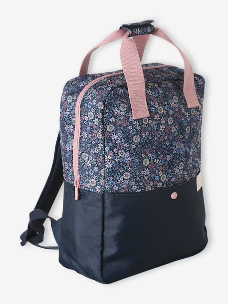 Sac à dos personnalisable polyester Iris bleu foncé 1 - vertbaudet enfant 