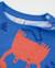 T-shirt pour garçon en maille avec imprimé marin all over Bleu 3 - vertbaudet enfant 