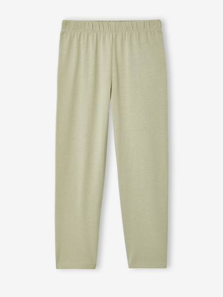Lot 2 pyjamas fille vert sauge 4 - vertbaudet enfant 
