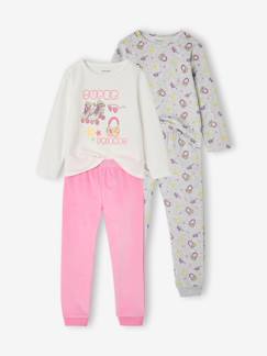 -Lot de 2 pyjamas fille longs