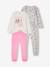 Lot de 2 pyjamas fille longs gris chiné 1 - vertbaudet enfant 