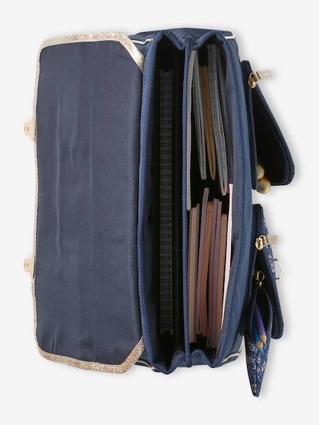 Cartable fille bleu foncé 5 - vertbaudet enfant 