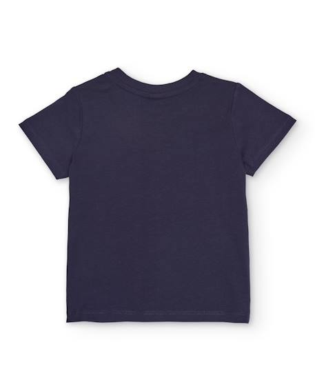 T-shirt garçon en maille avec imprimé poissons-clowns Bleu 2 - vertbaudet enfant 