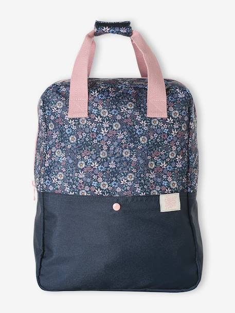 Sac à dos personnalisable polyester Iris bleu foncé 2 - vertbaudet enfant 