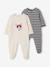 Lot de 2 dors-bien bébé ouverture dos vanille 1 - vertbaudet enfant 