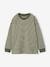 T-shirt rayé garçon oversize anthracite+vert 6 - vertbaudet enfant 