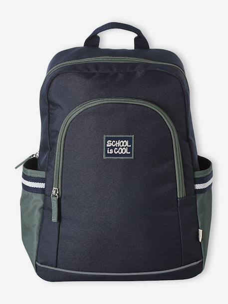 Sac à dos garçon personnalisable bleu foncé 1 - vertbaudet enfant 