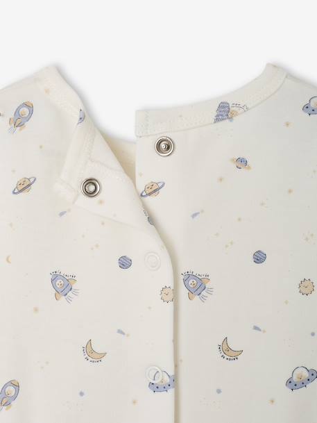 Lot de 2 dors-bien bébé ouverture dos bleu ciel 9 - vertbaudet enfant 