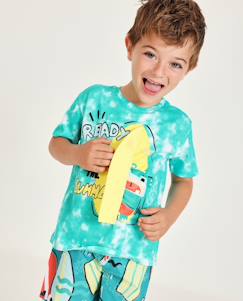 Garçon-T-shirt, polo, sous-pull-T-shirt-T-shirt garçon en maille avec détail en relief