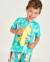 T-shirt garçon en maille avec détail en relief Bleu 1 - vertbaudet enfant 