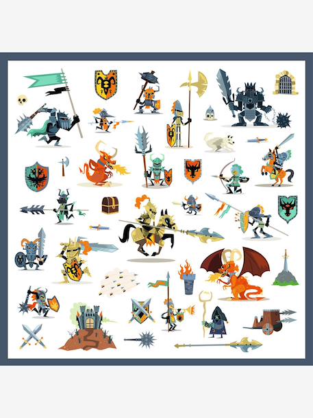 160 stickers chevalier bleu 4 - vertbaudet enfant 