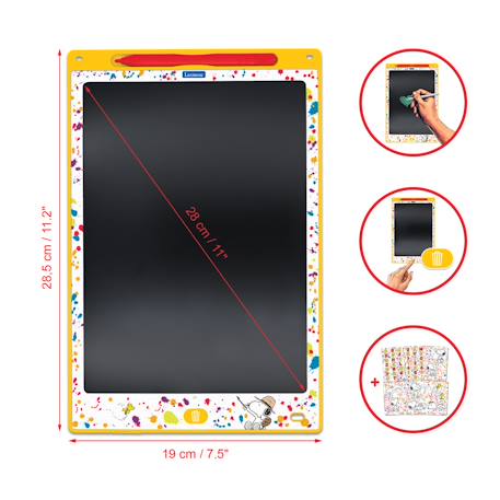 Tablette à dessins électronique / ardoise snoopy Jaune 2 - vertbaudet enfant 