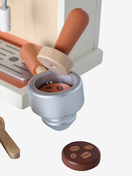 Grande cafetière avec accessoires en bois FSC® écru 6 - vertbaudet enfant 