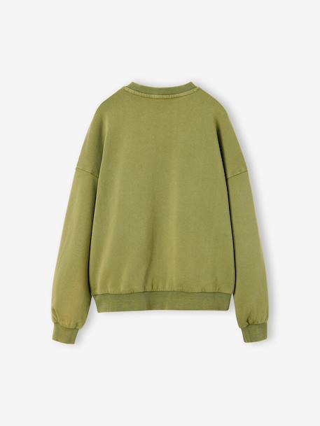 Sweat fille olive 2 - vertbaudet enfant 