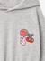 Robe courte à capuche fille gris chiné+marine 4 - vertbaudet enfant 