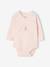 Lot de 2 bodies naissance manches longues cappuccino+rose pâle+vert sauge 2 - vertbaudet enfant 