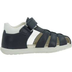 Chaussures-Chaussures bébé 17-26-Sandales en cuir  à scratch