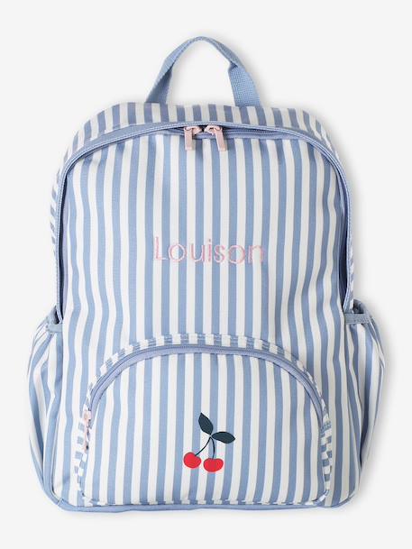 Sac à dos fille personnalisable polyester bleu 3 - vertbaudet enfant 