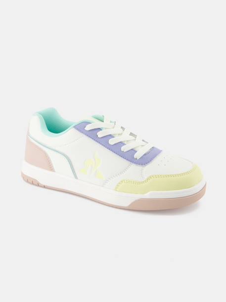 Baskets fille en cuir et synthétique - confort au quotidien White 2 - vertbaudet enfant 
