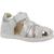 Sandales en cuir à scratch Argent 5 - vertbaudet enfant 