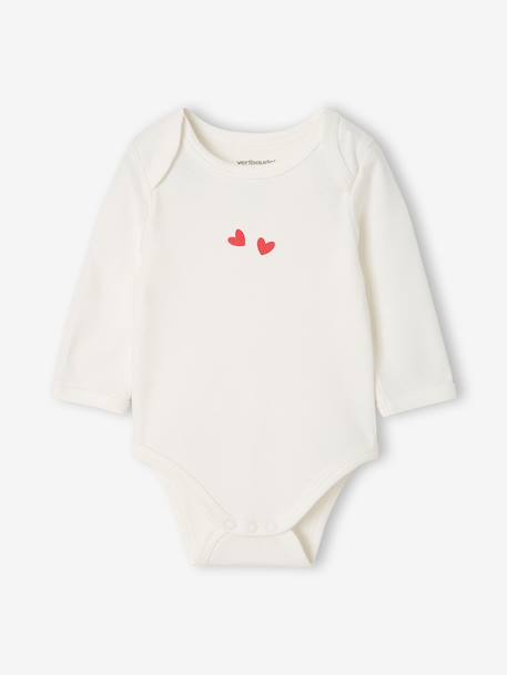 Lot de 3 bodies manches longues bébé écru 5 - vertbaudet enfant 