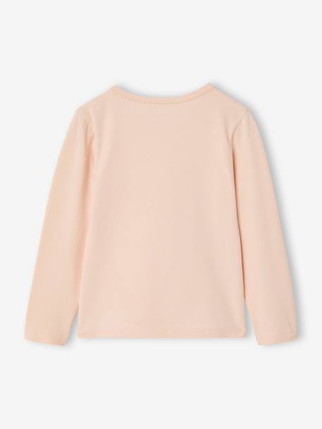 Lot de 3 t-shirts manches longues fille vieux rose 5 - vertbaudet enfant 