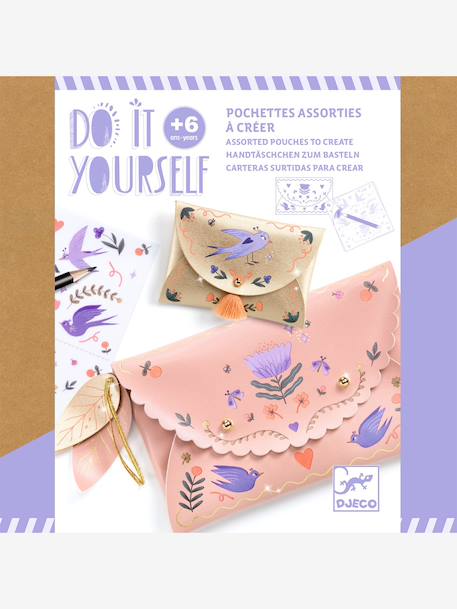 Pochettes à créer DIY 6+ violet 2 - vertbaudet enfant 