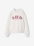 Sweat fille manches longues chocolat+gris 4 - vertbaudet enfant 