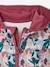 Sweat sport zippé matière technique fille motifs fleurs anthracite+écru+vert imprimé+vieux rose 18 - vertbaudet enfant 