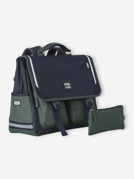 Cartable garçon personnalisable bleu foncé 7 - vertbaudet enfant 