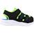 Sandales bébé garçon légère souple Bleu blnv+Noir bklm+Rouge rdbk 7 - vertbaudet enfant 