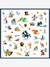 160 stickers chevalier bleu 3 - vertbaudet enfant 