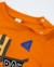T-shirt garçon en maille avec imprimé tigre sur le devant Orange 3 - vertbaudet enfant 