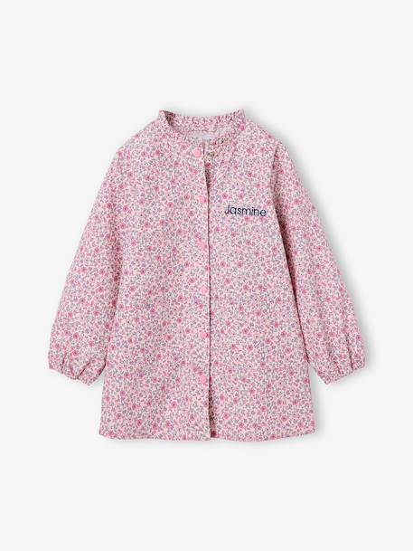 Tablier fille pressionné personnalisable rose dragée 2 - vertbaudet enfant 