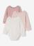 Lot de 3 bodies manches longues bébé fille rose 1 - vertbaudet enfant 