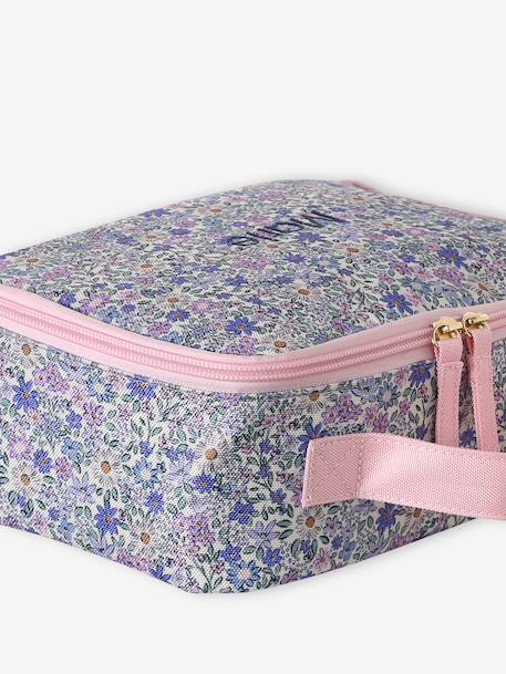 Sac à goûter polyester personnalisable lilas poudré 2 - vertbaudet enfant 