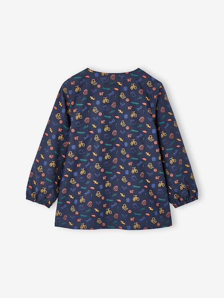 Tablier garçon zippé personnalisable bleu nuit 5 - vertbaudet enfant 