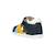 Sandales en cuir à scratch Bleu+Marine+Marine   jaune foncé 16 - vertbaudet enfant 