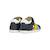 Sandales en cuir à scratch Bleu+Marine+Marine   jaune foncé 15 - vertbaudet enfant 
