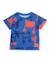 T-shirt pour garçon en maille avec imprimé marin all over Bleu 1 - vertbaudet enfant 