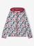 Sweat sport zippé matière technique fille motifs fleurs anthracite+écru+vert imprimé+vieux rose 15 - vertbaudet enfant 