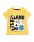 T-shirt en maille pour garçon avec imprimé illustré Jaune 1 - vertbaudet enfant 