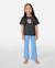 T-shirt surf magic art fille Sky blue+Washed black 7 - vertbaudet enfant 