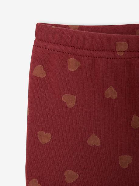 Legging bébé doublé en maille polaire bleu nuit+rose poudré+terracotta 9 - vertbaudet enfant 