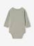 Lot de 2 bodies naissance manches longues cappuccino+rose pâle+vert sauge 18 - vertbaudet enfant 